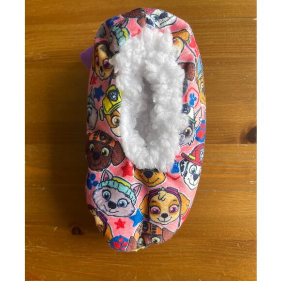Nickelodeon Paw Patrol Pink Fuzzy Baba slipper Socks NEW Size 3T 4T - Picture 8 of 8